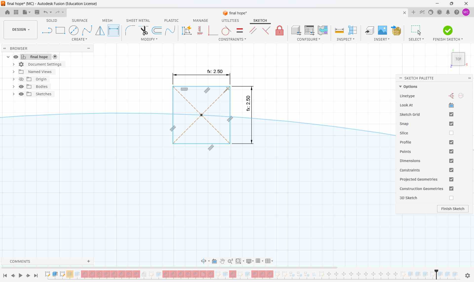 Final construction kit design in Fusion 360